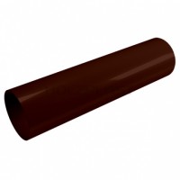 Труба водосточная/120 Ø80, коричневый Holzplast