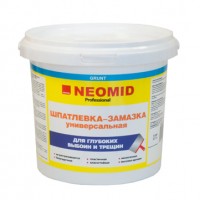 Шпатлевка-замазка для выбоин и трещин NEOMID - 1,4 кг