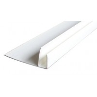 F-профиль 60 мм для стеновых панелей белый (3 м) NEXUS